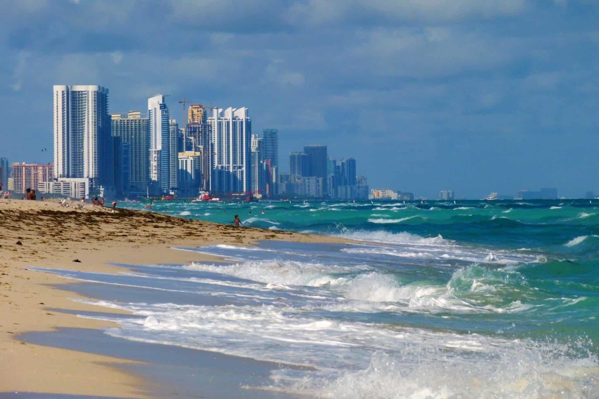 Sunny Isles Beach skyline from the south